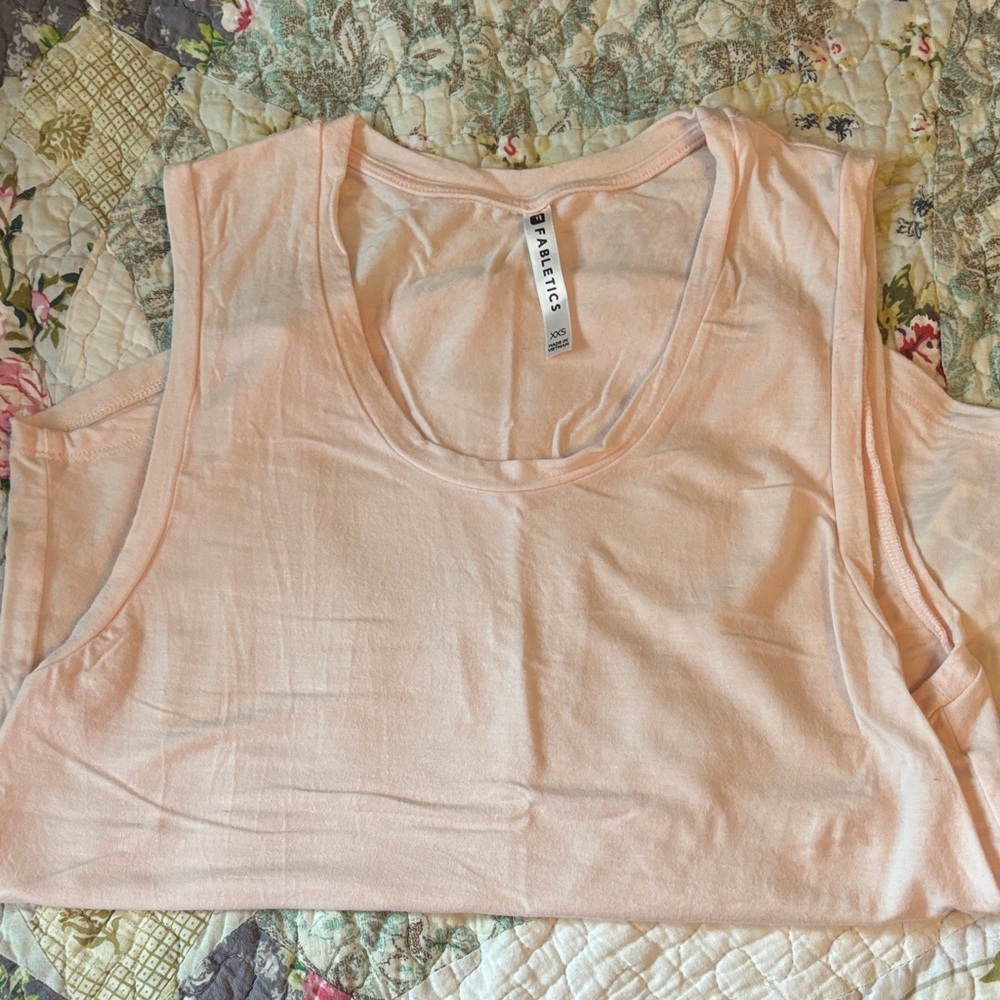 Fabletics Light Pink Tank Top